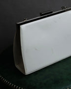 "YVES SAINT LAURENT" Clasp design chain shoulder patent leather bag