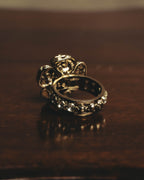-SPDCIAL- “CHANEL” 99AW Repeated logo oval medallion ring