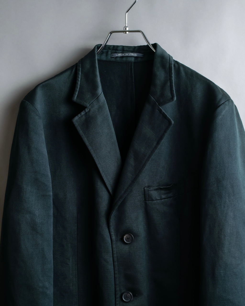 "GUCCI" Linen mix oversized tailored jacket