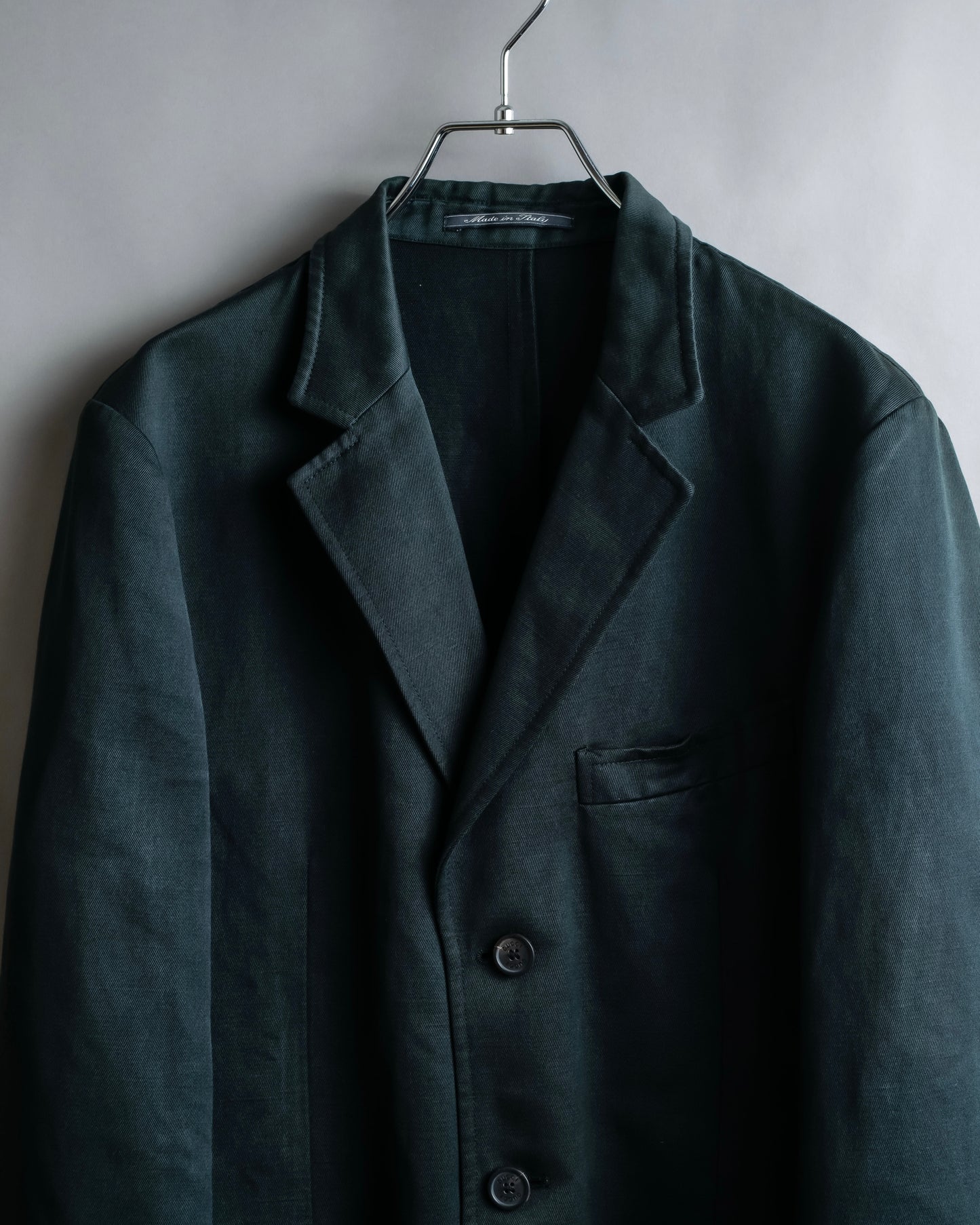 "GUCCI" Linen mix oversized tailored jacket