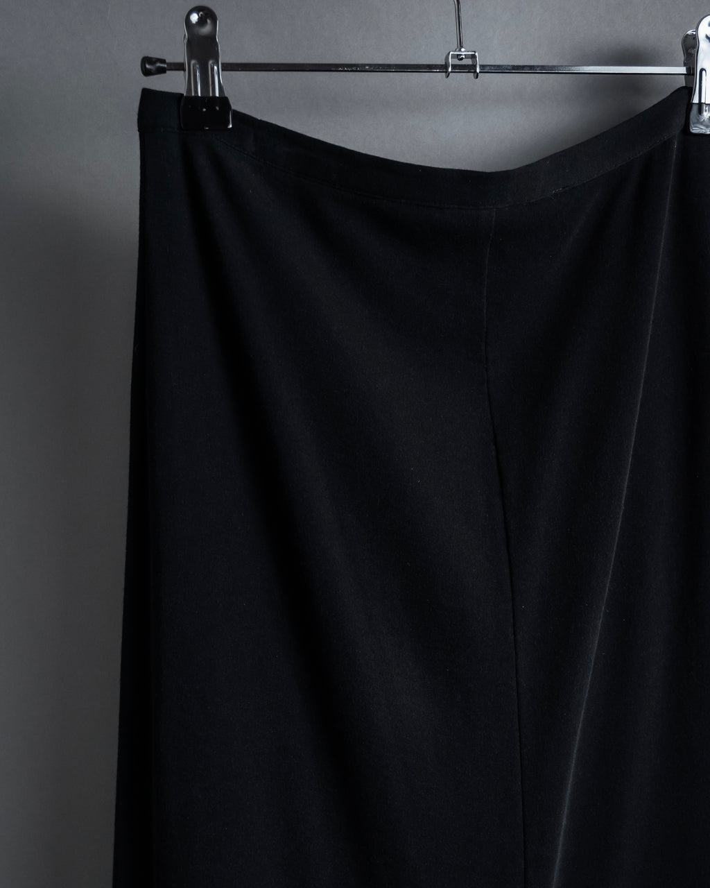 "YOHJI YAMAMOTO" 11SS Minimalist design skirt-like silhouette wide slacks