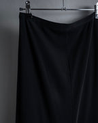 "YOHJI YAMAMOTO" 11SS Minimalist design skirt-like silhouette wide slacks