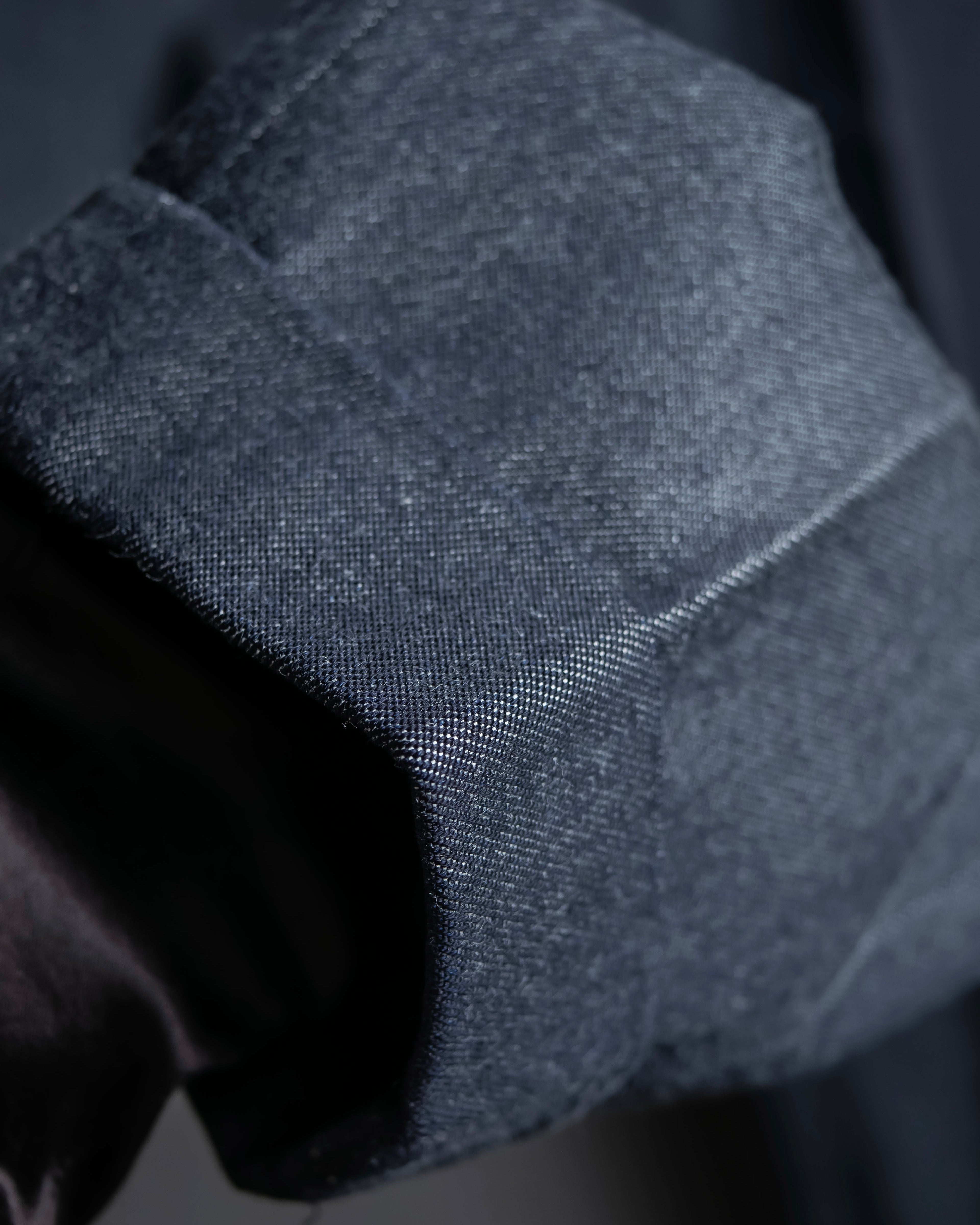 "PRADA" Wool cotton mix navy blue slacks