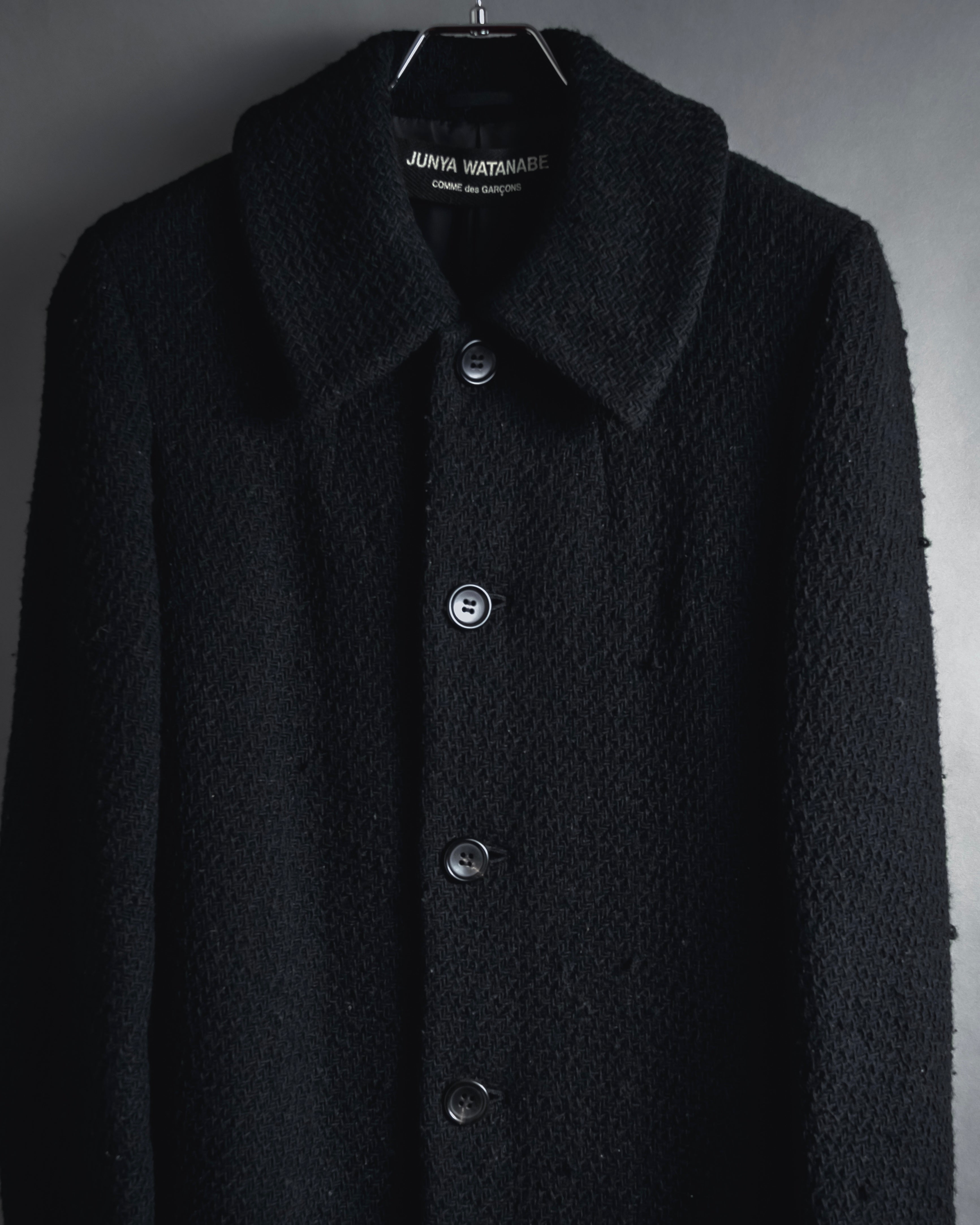 JUNYA WATANABE” 97AW Textured wool single-breasted coat – MOOD