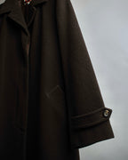 "VAL by VALENTINO" Military detailing hidden placket melton coat