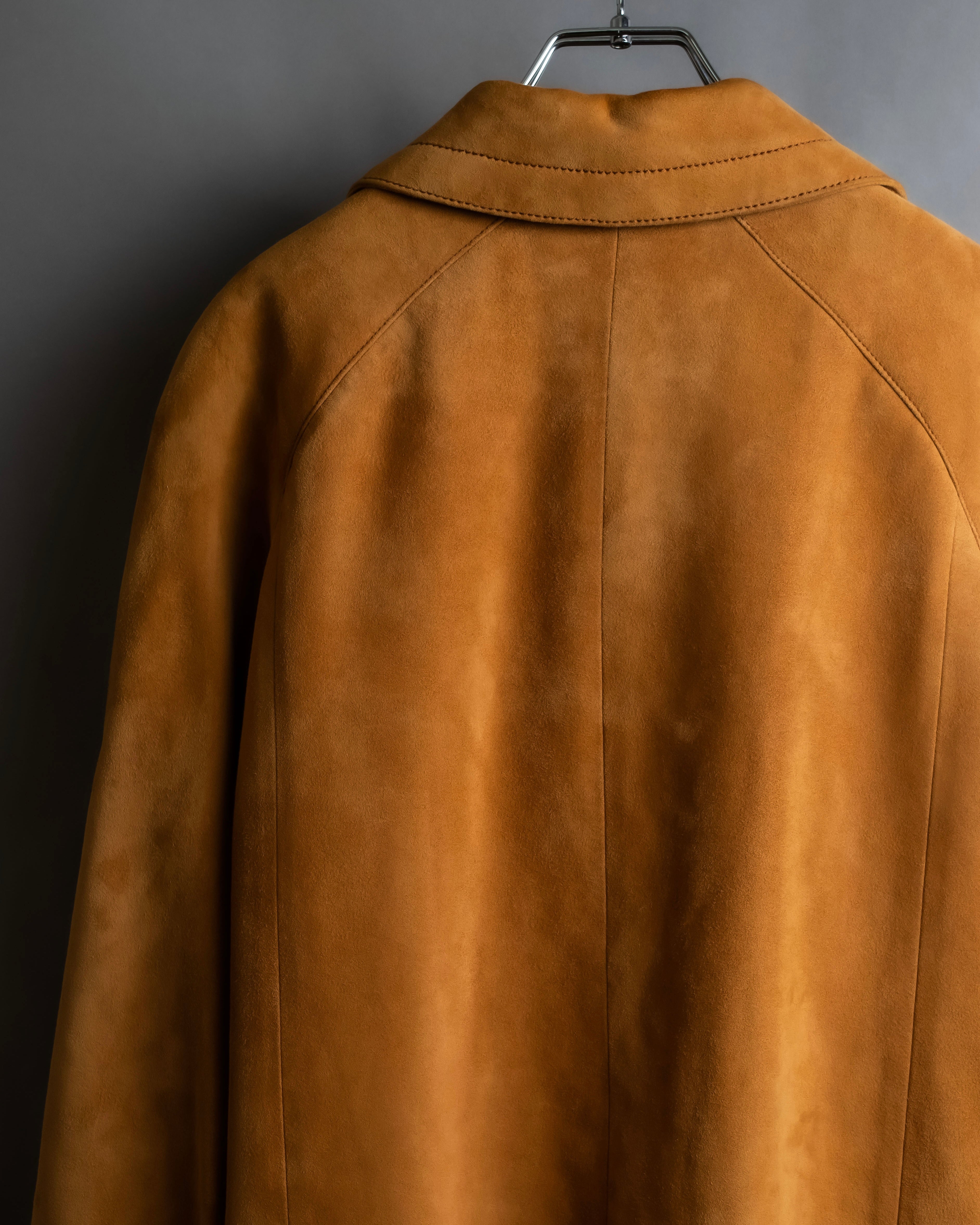 "LOEWE" Out pocket detail oversized suede jacket