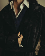 -SPECIAL- "Y’s" 2025's Discharge printed velvet long coat