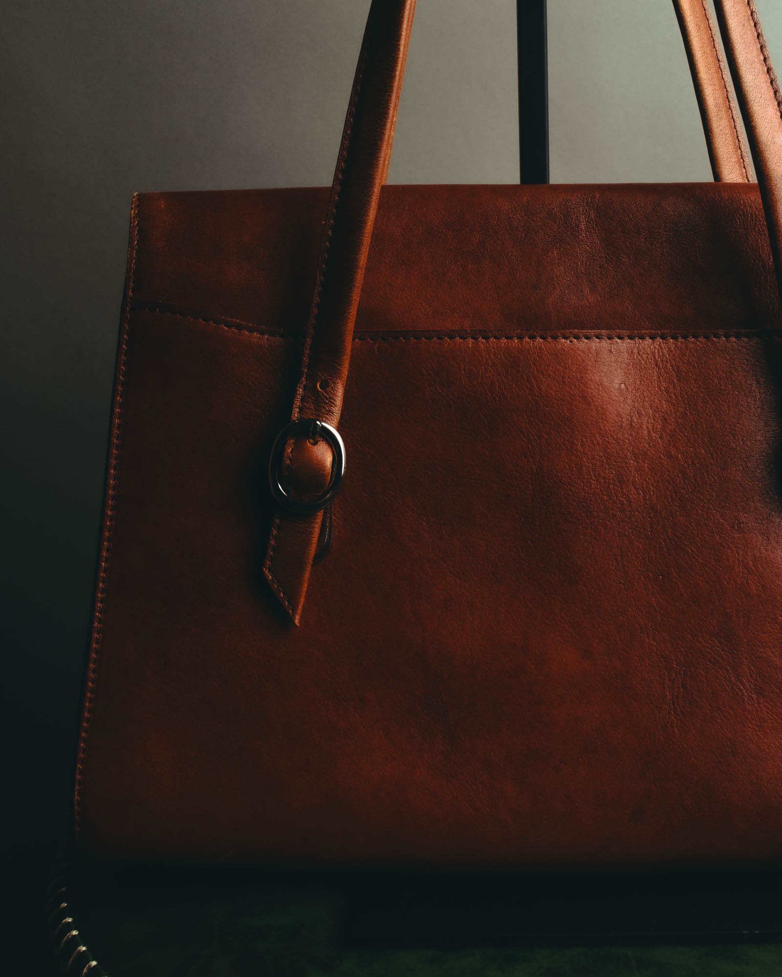 "Jean Paul Gaultier" 90's-00's Structured leather shoulder bag