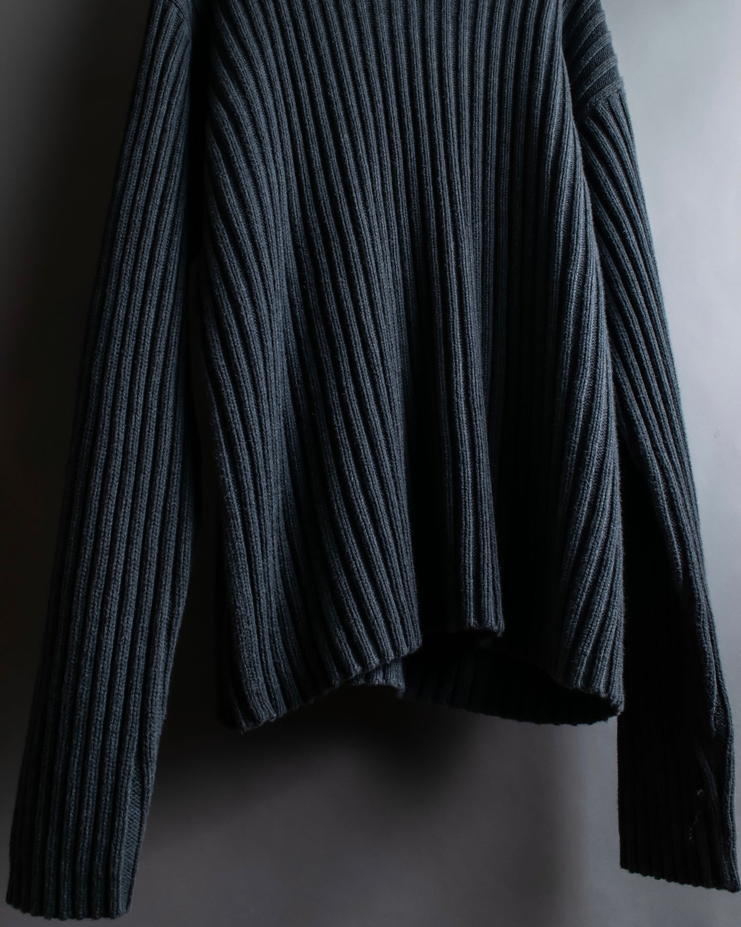 "GAP" Ribbed oversized V neck knit pullover