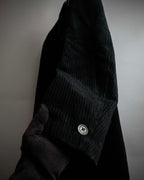 "BURBERRY" Thick wale corduroy oversized tailored jacket