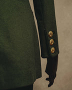 "LOEWE" 80's-00's Tailored single-breasted cashmere coat