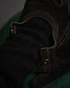 –SPECIAL– “HERMES” 80’s-90’s Cashmere lined suede driving gloves