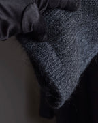 "Y's" 17AW Brushed wool super long knit cardigan