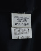 "HERMES" 90’s-00’s Margiela design minimal virgin wool slacks