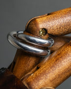 "HERMES" Vertige polished silver 925 ring