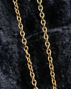 "Christian Dior" Heart motif zirconia gold pendant