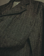 “COMME des GARÇONS SHIRT” 2000's- layered pocket print tailored jacket