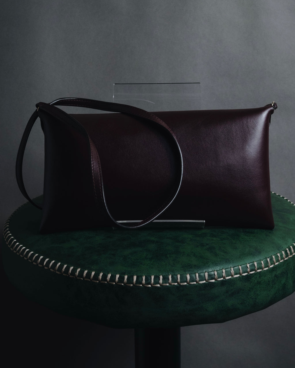 "JIL SANDER" 2018- Minimal Folded leather pochette bag