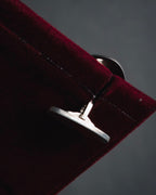 "Georg Jensen" Late 80s - Early 90s sculptural shell motif cufflinks