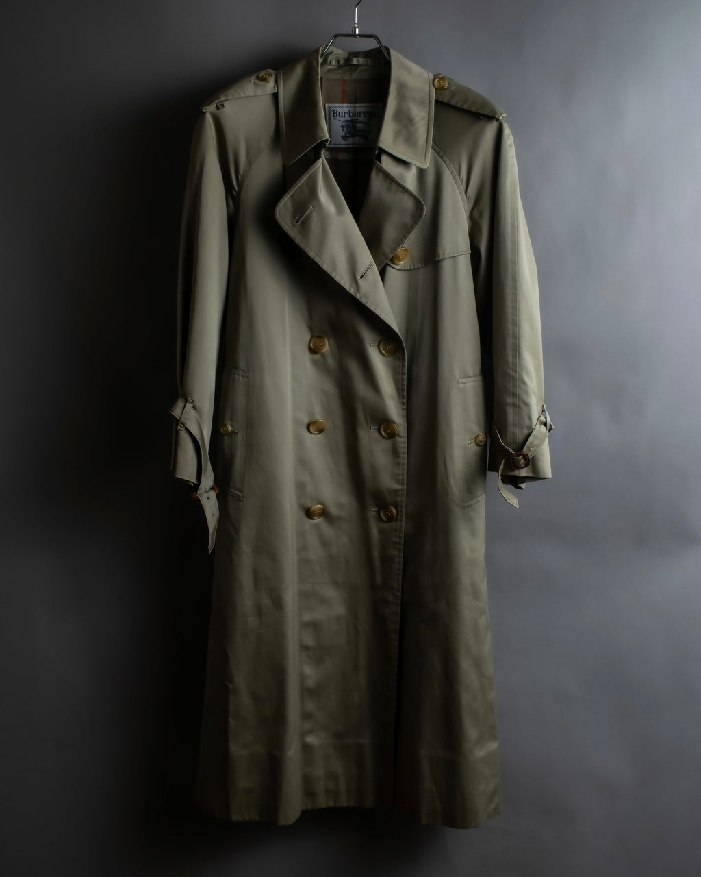 "Burberrys" Vintage water-repellent cotton oversized trench coat