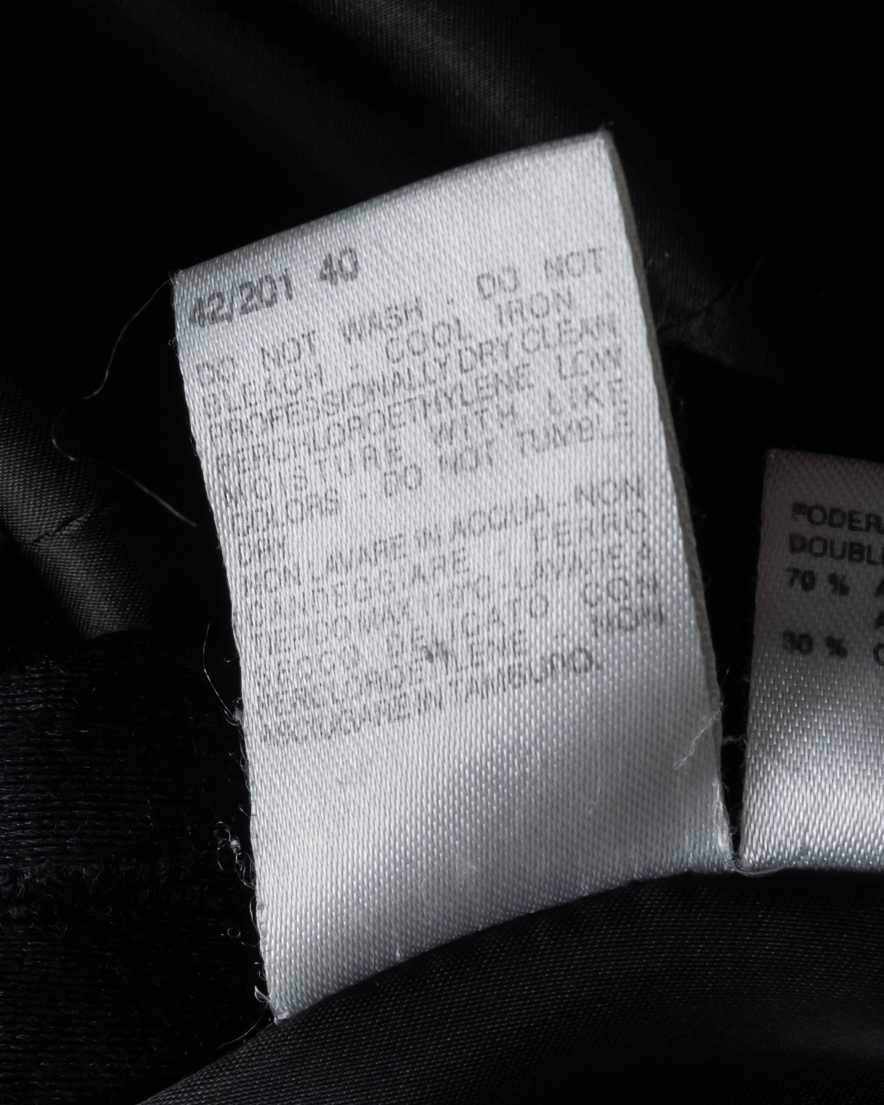 "Max Mara" Silver tag straight line shaped chester coat