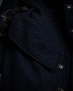 "COMME des GARCONS" 90's Front panel docking design chester coat