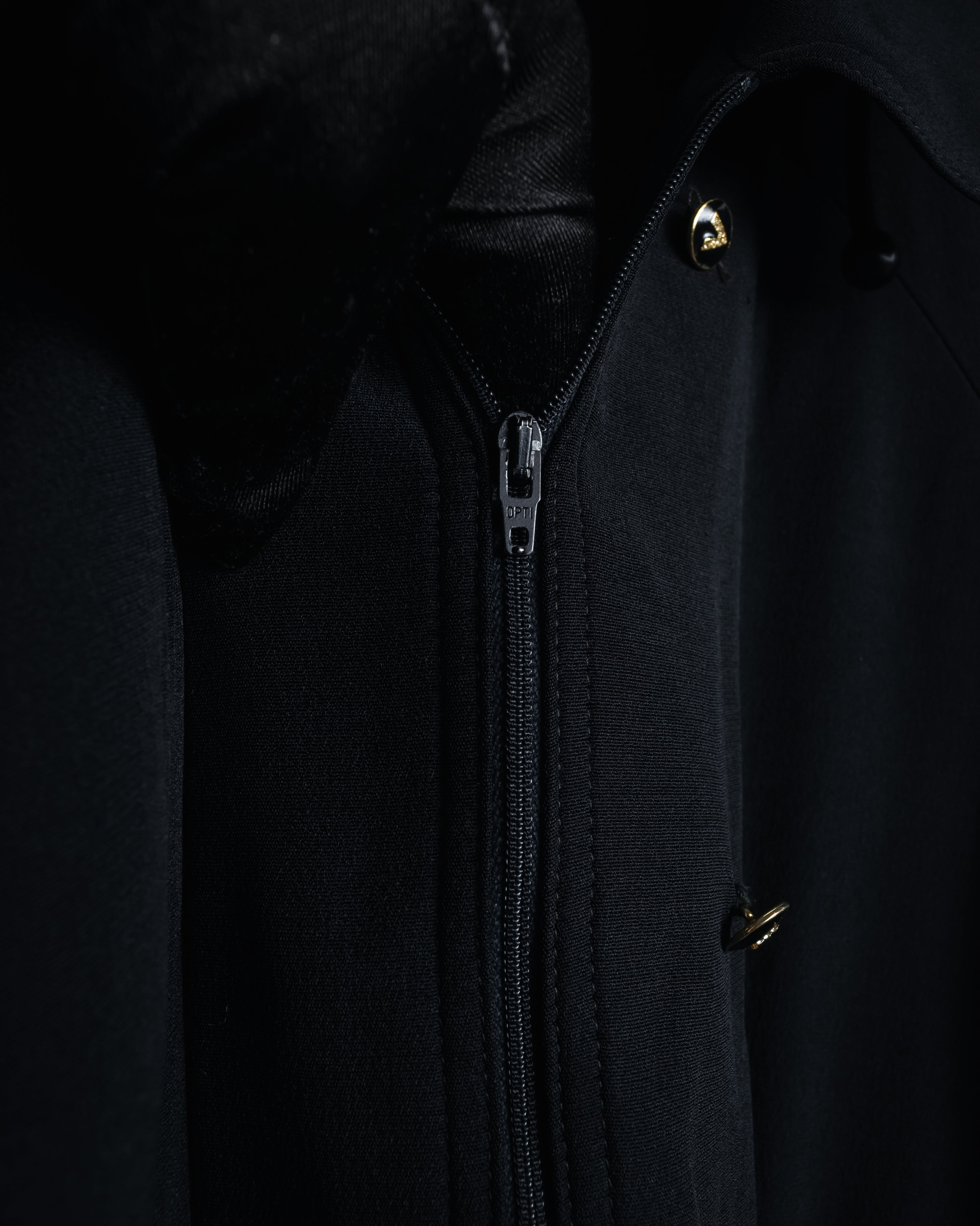 "VALENTINO" 90’s Couture-lined hooded coat