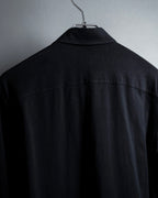 "FENDI" Pick stitch design fly front shirt