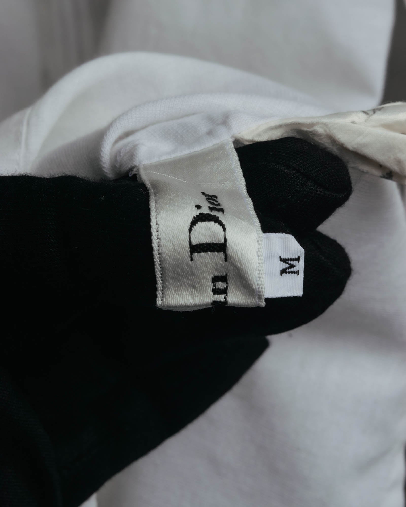 -SPECIAL- “Christian Dior” 90’s-00’s pleated bib dress shirt