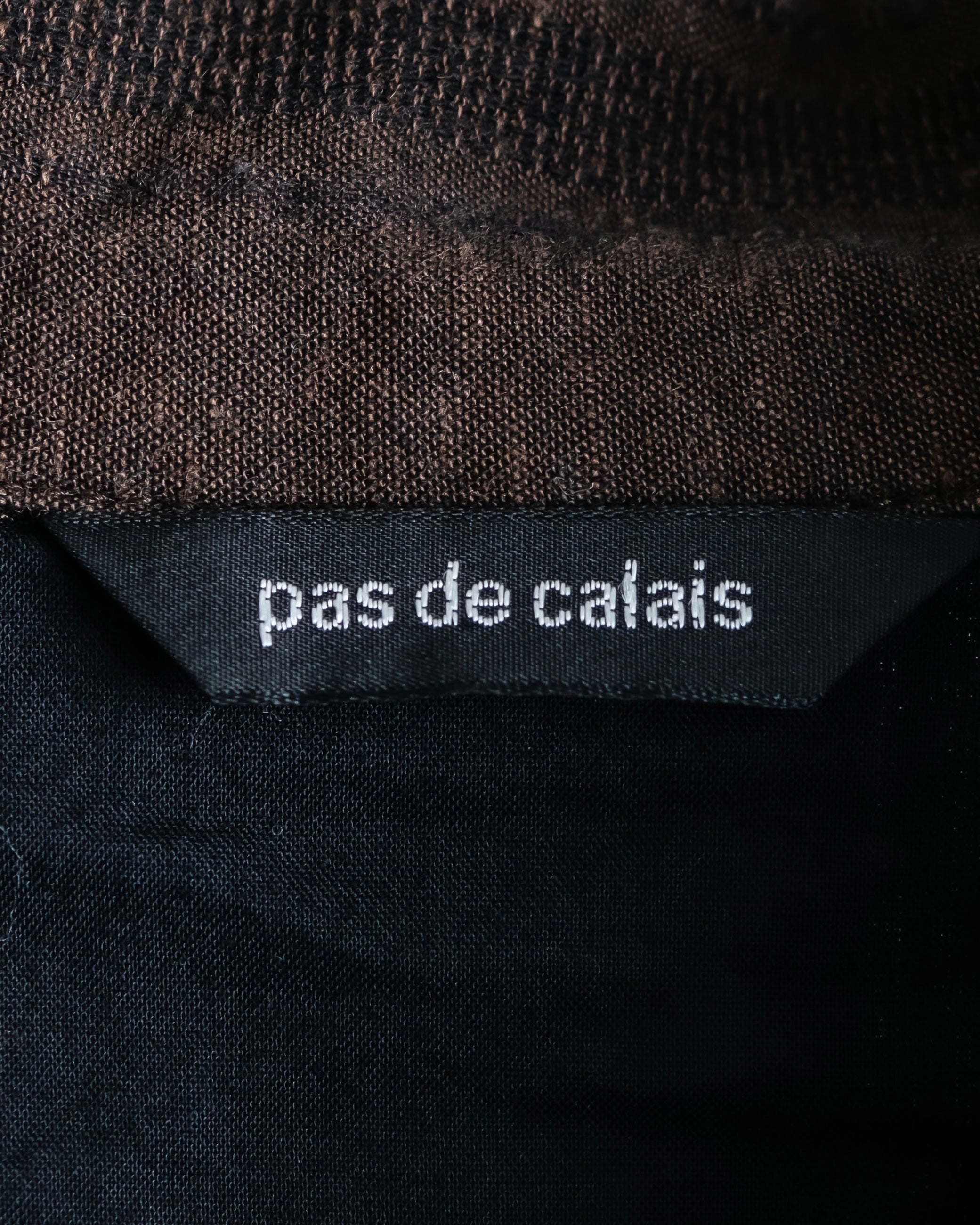 "pas de calais" compact collar long dress