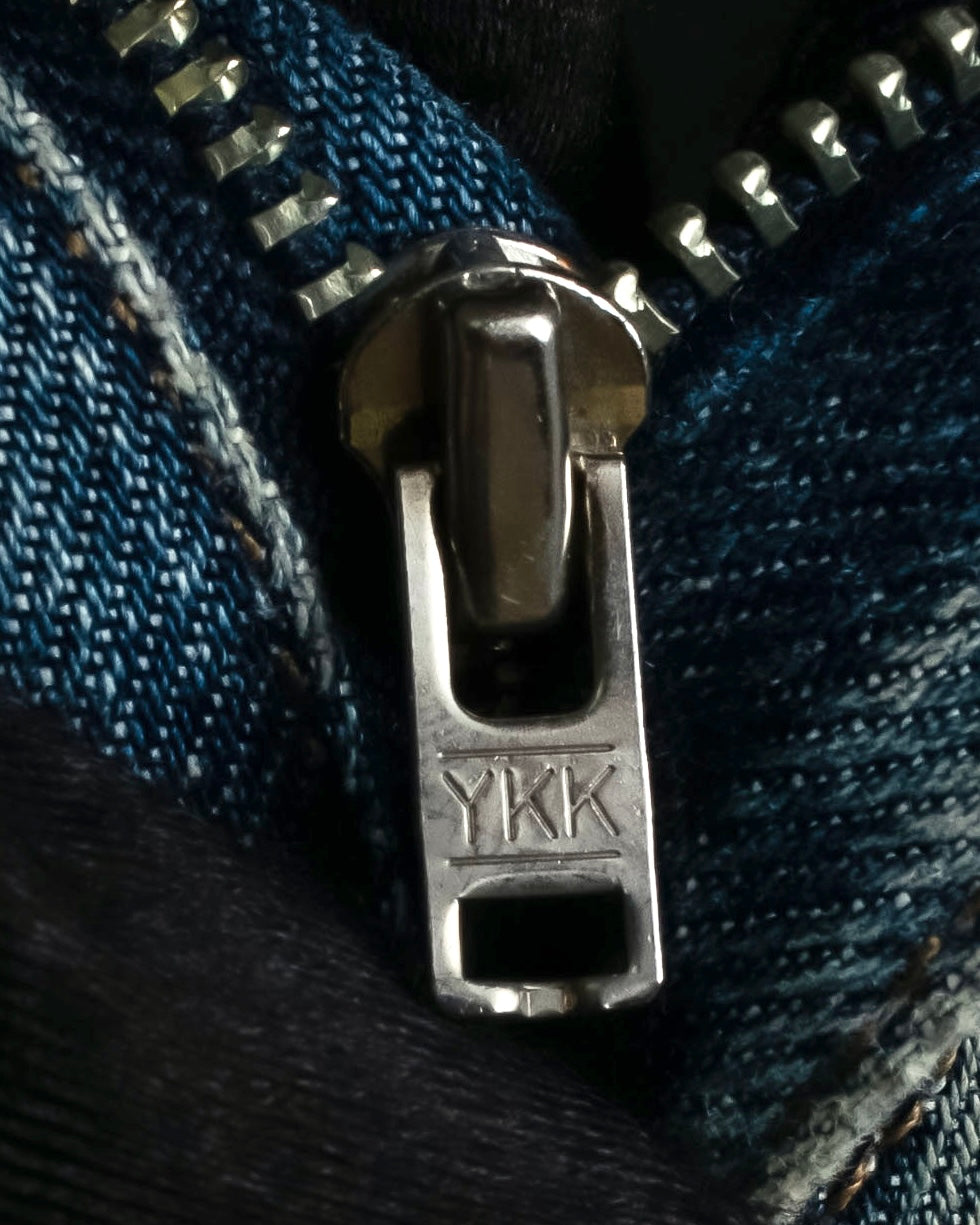 "GUCCI" Gradient fade design tapered denim