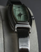 "BALENCIAGA" 2000’s bb logo tonneau bracelet watch