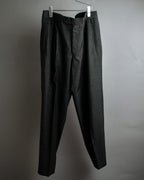 "HUGO BOSS" Fine-gauge wool khaki gray set up