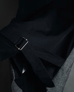 "Christian Dior" 23SS half double-breasted structured gilet