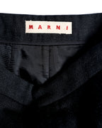 MARNI/ Heavy Fabric Cropped Pants Black