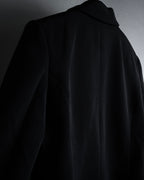 “MOSCHINO” Satin lapel double-breasted tuxedo jacket