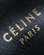 "CELINE" Various studs horizontal leather 2way bag