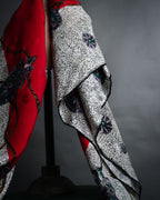 “Christian Dior” 80’s-90’s Jewelry motif monogram silk scarf