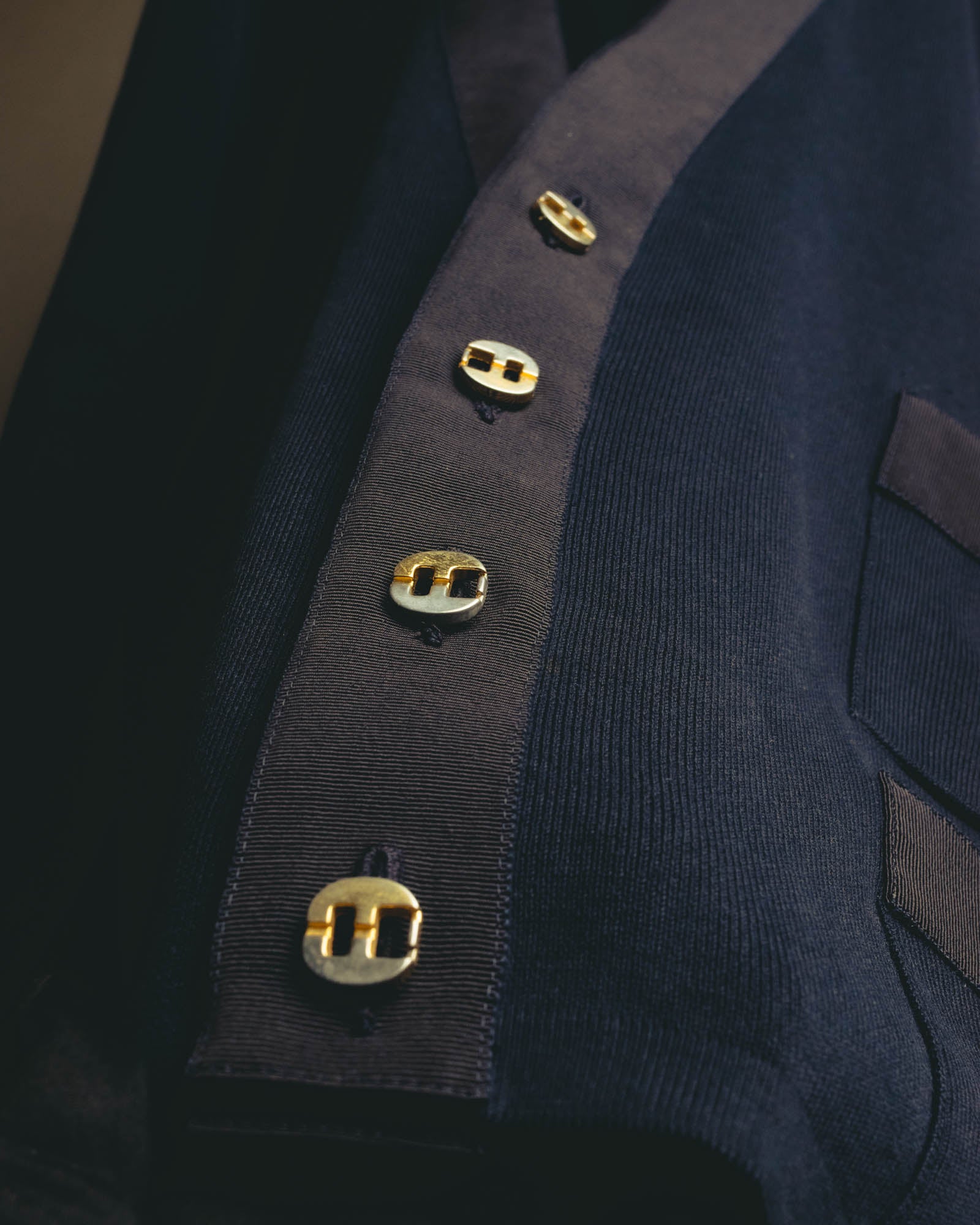 "Salvatore Ferragamo" 80's-90's Elegant cotton knit cardigan