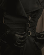 -SPECIAL- "YVES SAINT LAURENT rive gauche" 03 year Tom Ford period corset design long coat