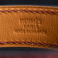 "HERMES" Margiela period burgundy leather bracelet