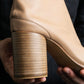 "MAISON MARGIELA" Calf leather beige color tabi boots