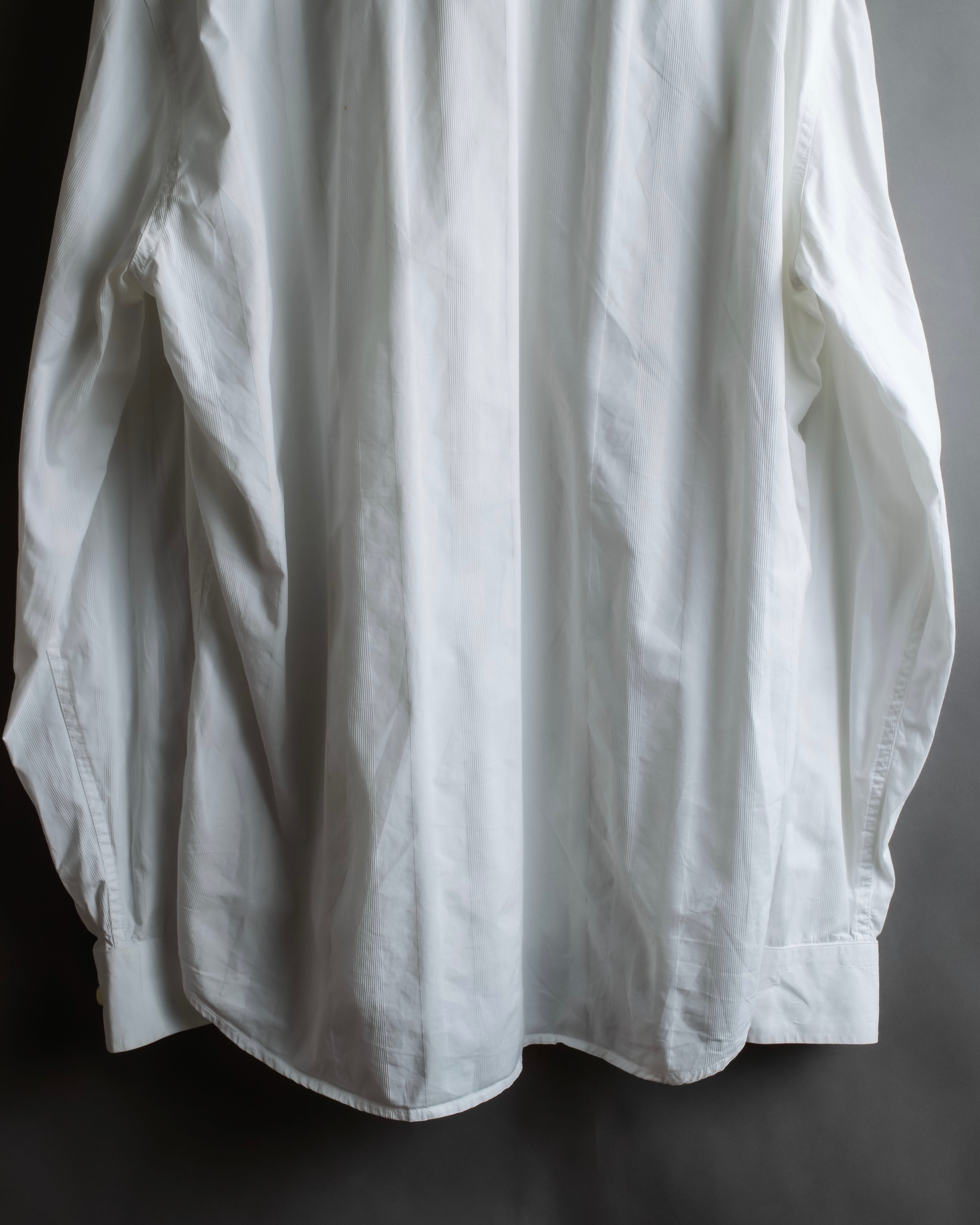 "ARMANI EXCHANGE" Different weave patterns cotton shirt