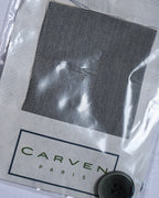 Carven/ Single Breasted 2B Herringbone Oversized Tailored Jacket Gray