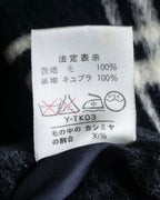 "Christian Dior Large check pattern tailored coat