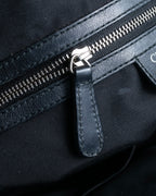 "Christian Dior" Karenina gathered design leather handbag