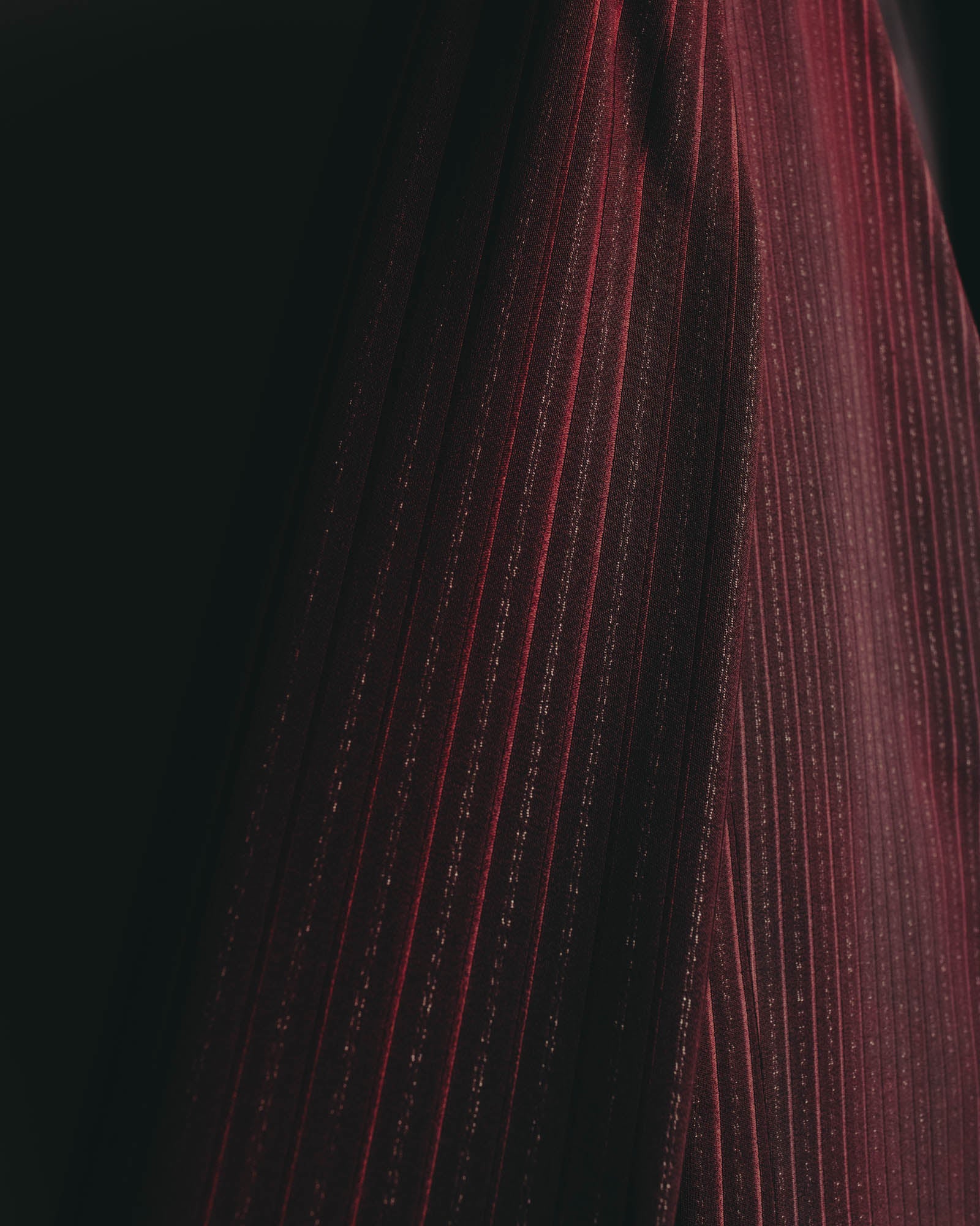 -SPECIAL- “Yves Saint Laurent“ 80's-90's Swiss fabric lurex stripe collarless long jacket