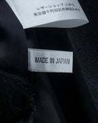 "Vintage raglan sleeve 100% cashmere stand-collar coat"