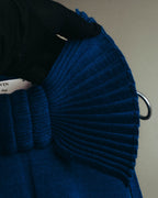 "LANVIN" 00's Elegant wool silk sleeveless knit top