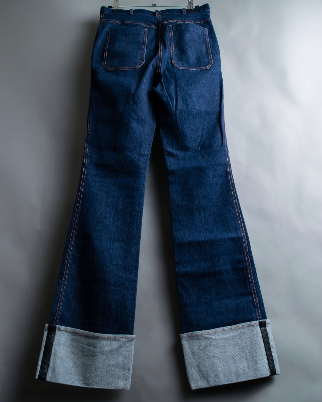 "BOTTEGA VENETA" Wide straight silhouette fisherman denim pants